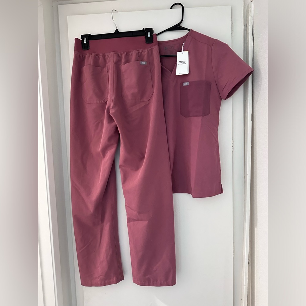 Figs set pants small regular length, top xs Catrina one pocket